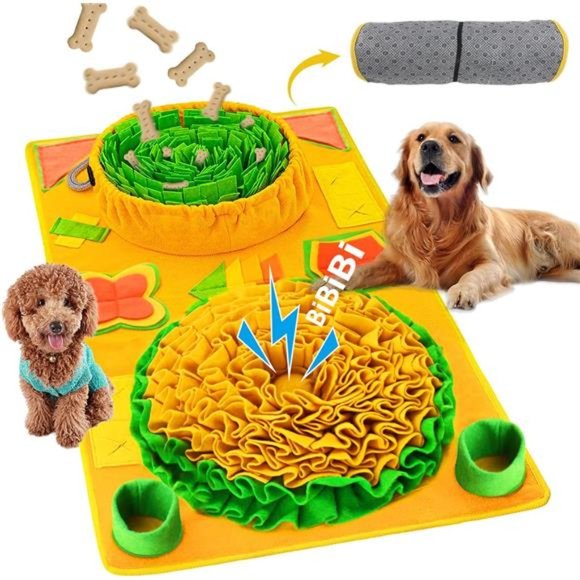 Other - 31.5"x 19.3" Dog Snuffle Mat,9 Training Elements Interactive Dog Toys